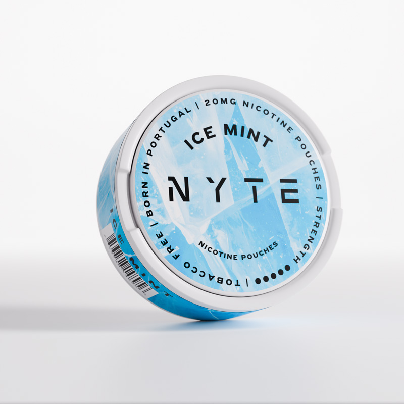 NYTE Ice Mint – nicotine pouch 20mg, smoke-free and tobacco-free product
